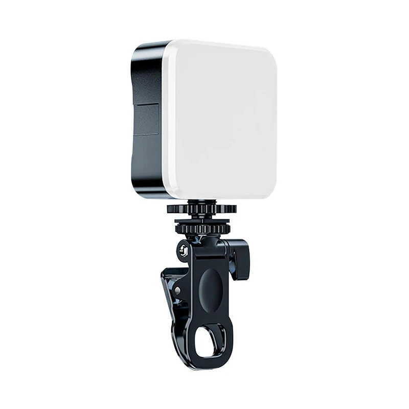 แบบพกพา LED Video Mini เติมแสงสําหรับกล้องสมาร์ทโฟน GoPro แล็ปท็อป Universal Selfie ปรับการถ่ายภาพเติมหลอดไฟ 5W 6500K