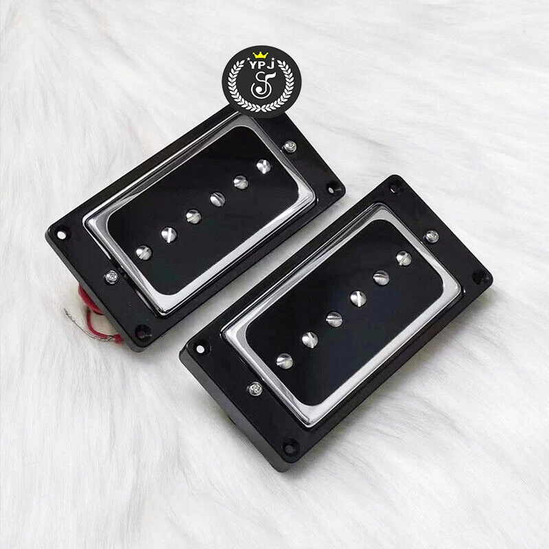 1 SET of 2 Les Paul P90 Replacement For Electric Guitar Pickups Humbucker Magnet Ceramic Pickup Parts Accessories