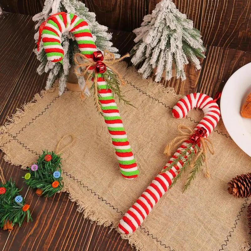 Candy Canes Christmas Pendant Christmas Decoration Candy Curly Pick Christmas Decoration Candy Curly Pick For Christmas Tree