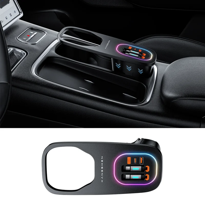 

For NIO ES6 2023 2024 Accessories USB Type-C Fast Charger Shunt Docking Station Car Interior Apple Type Port