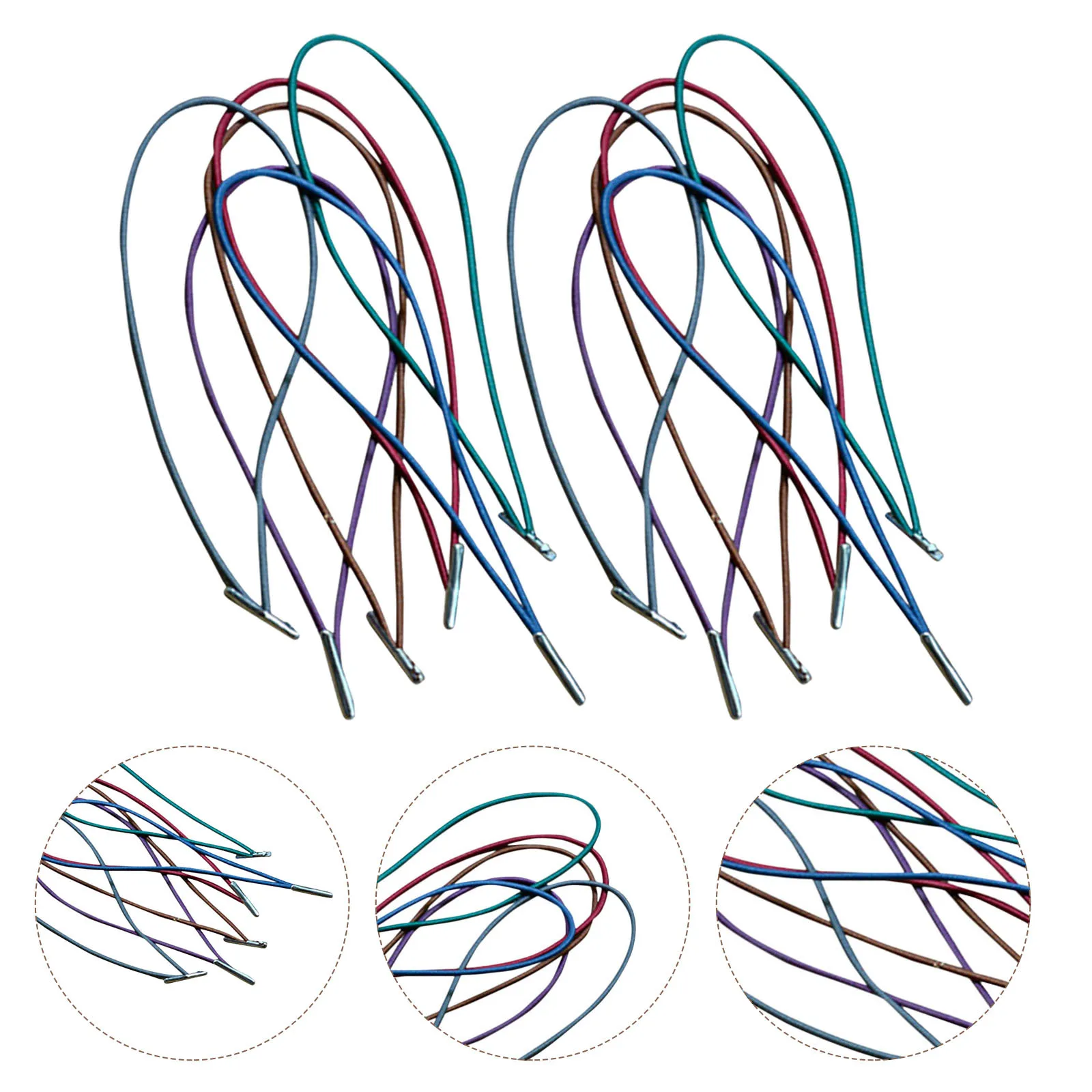 สายรัดสมุดโน้ตแบบยืดหยุ่น 12 ชิ้น สำหรับใช้พันปกสมุด สมุดบันทึก สมุดภาพ ใช้สำหรับเดินทาง