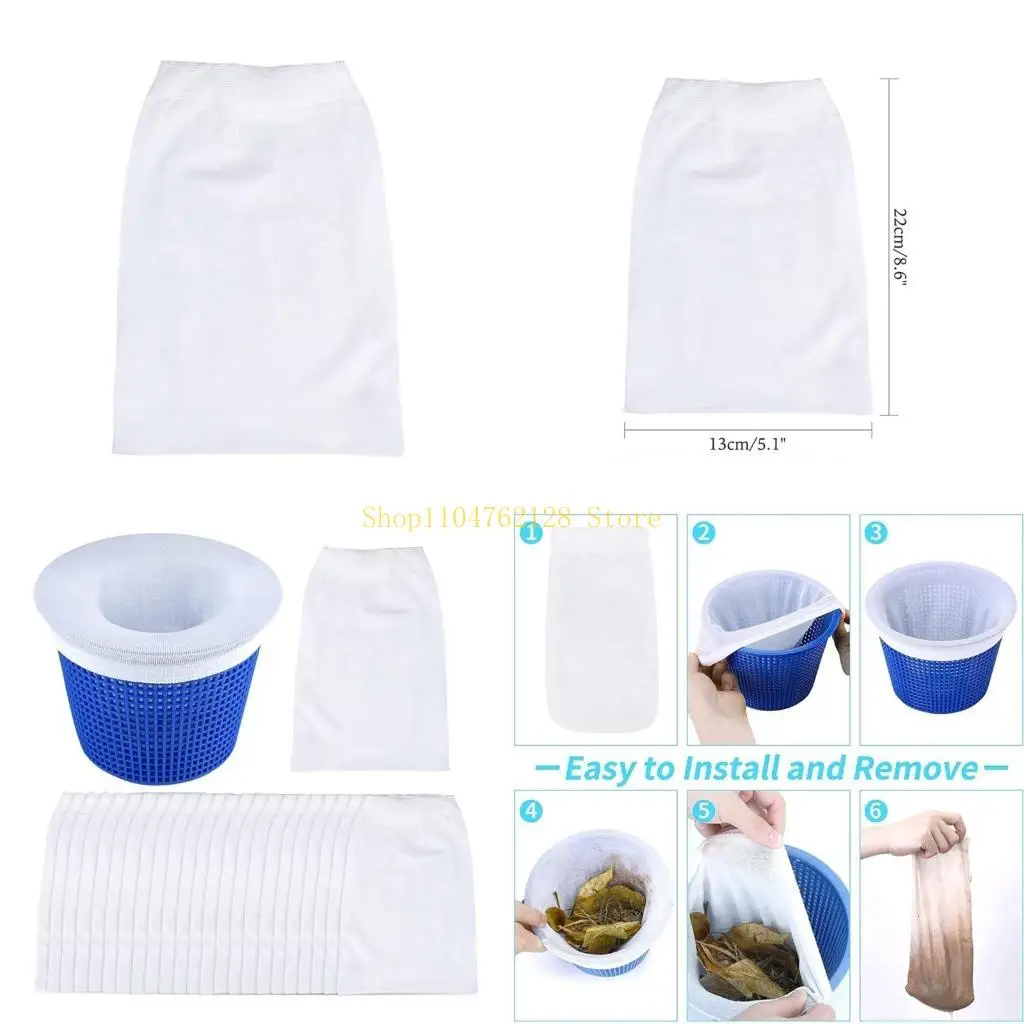 

Pool Supply Pool Skimmer Filter Socks Ultra Fine Mesh Filter Sock Net for Skimmer Baskets Remove Leaves Maintenance best sale