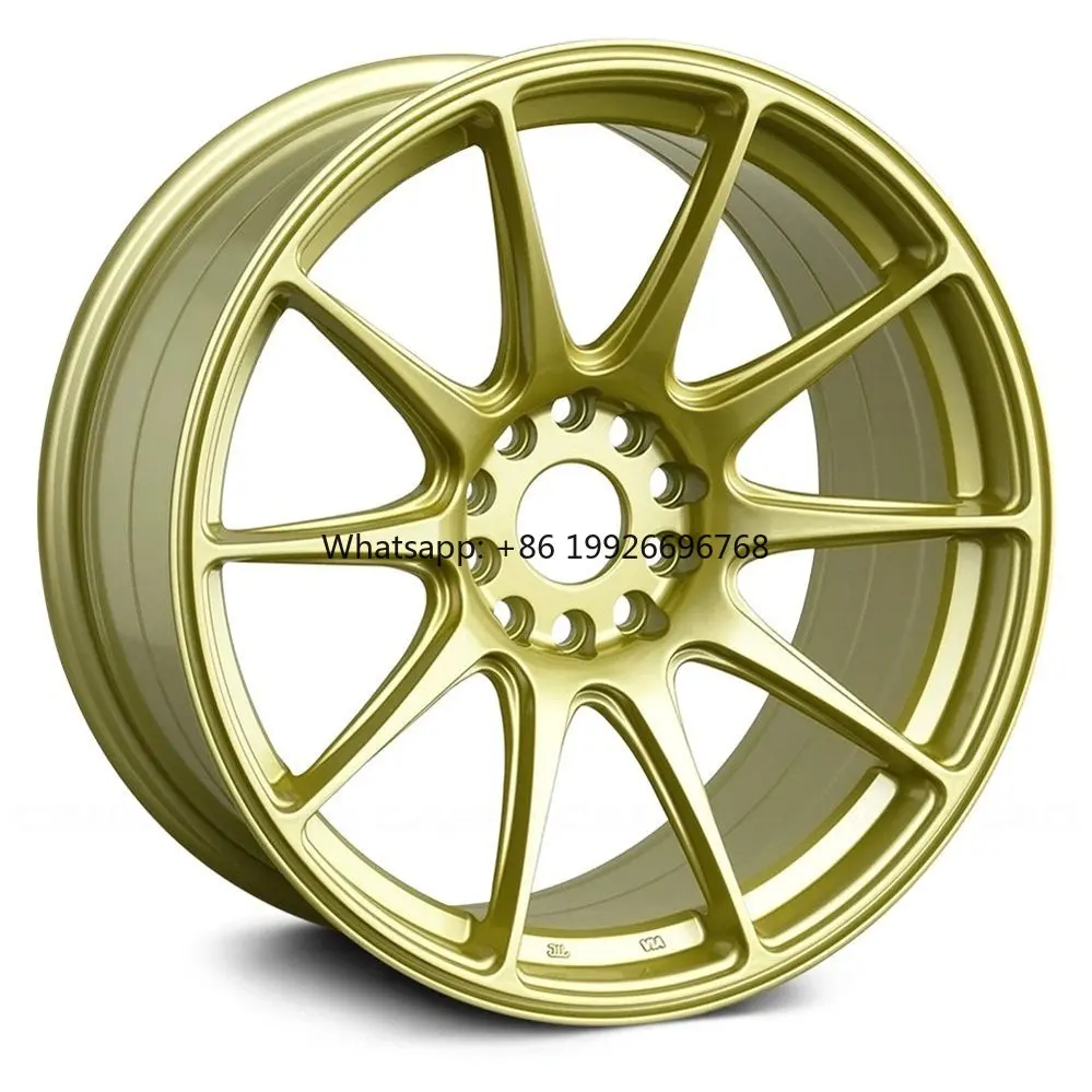 

New 15 Inch Flat Black Concave Racing Mag Wheels Aluminum Alloy 527 Forged Passenger Car Rim 17x8 with 25mm 35mm ET 5x112 PCD