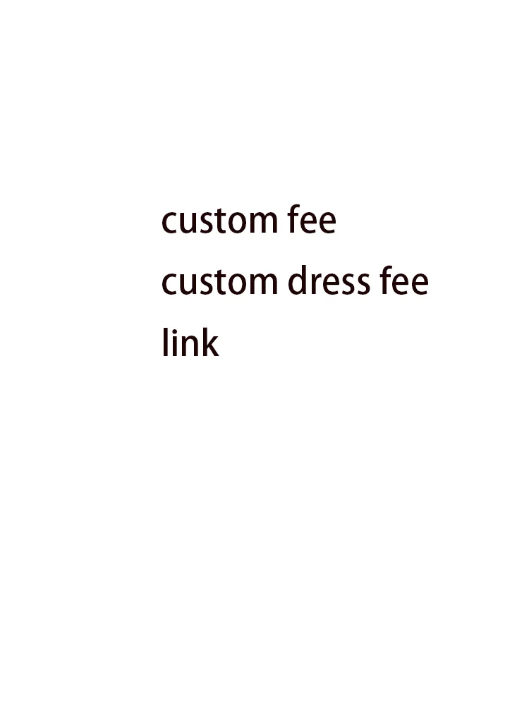 custom dress custom fee for other evening dresses