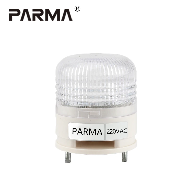 PARMA 12V 24V 220V 3 Color Strobe Signal Warning Light Magnet Indicator Light LED Lamp Small Flashing Buzzer Security Alarm