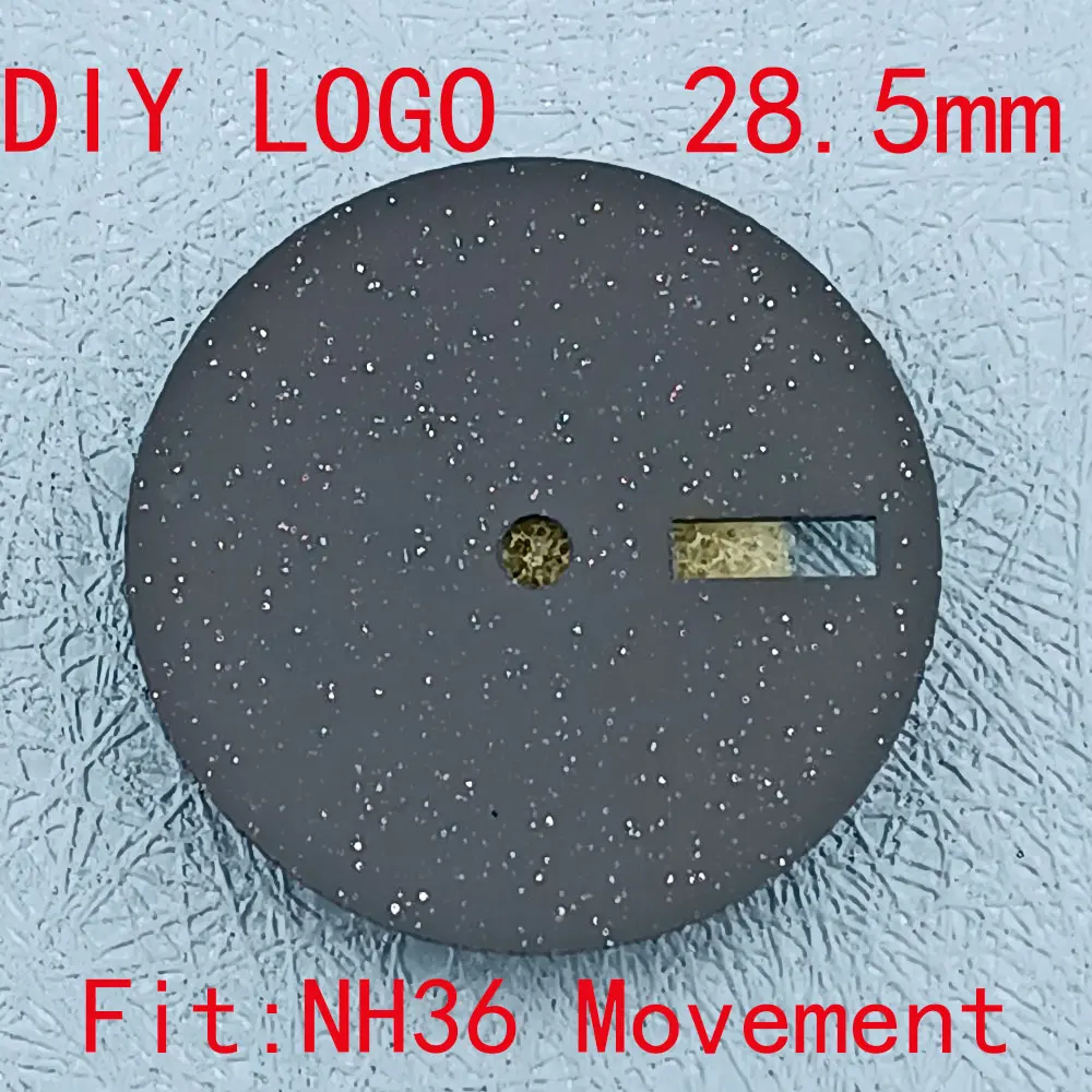 스타 NH35 NH36 시계 다이얼, NH35 NH36 무브먼트에 적합, 조립 시계 부품, 28.5mm