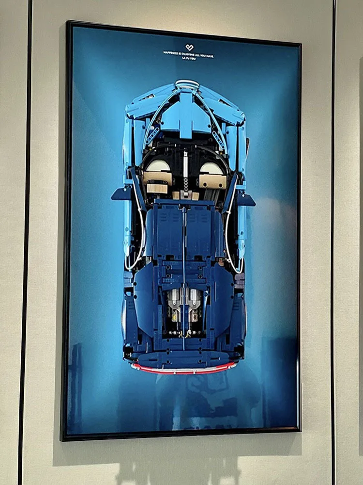 

31,5-дюймовое настенное крепление для модели LEGO 42083, настенное крепление для модели автомобиля Bugatti Chiron Building Blocks