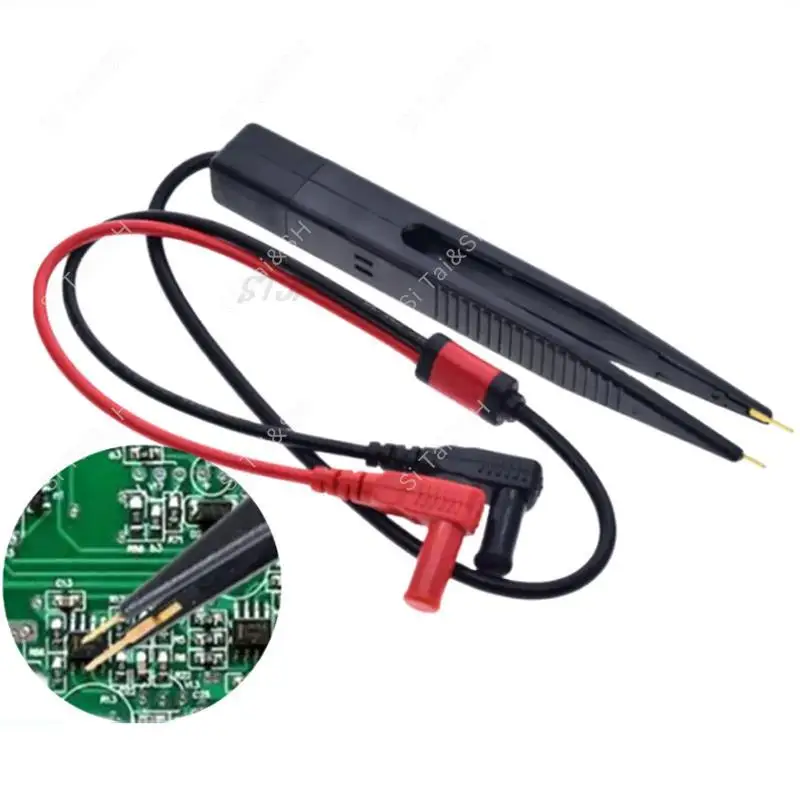 New SMD SMT Chip Test Clip Meter Lead Probe Multimeter Tweezer Resistance VEJ30 P18 0.47