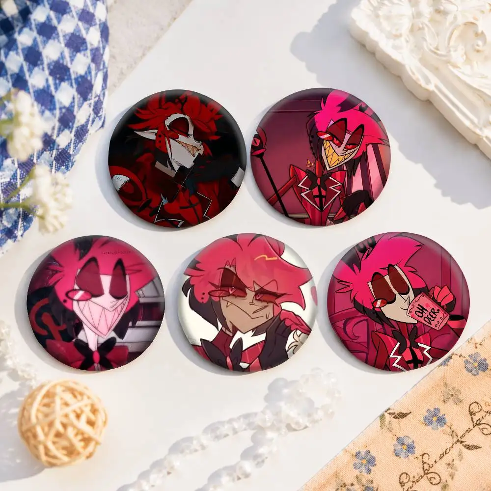 A-A-Alastor-R Art Badges Button Round Creative Pin Brooch Badge Bag Decor Accessories Fans Collect Friends Gifts
