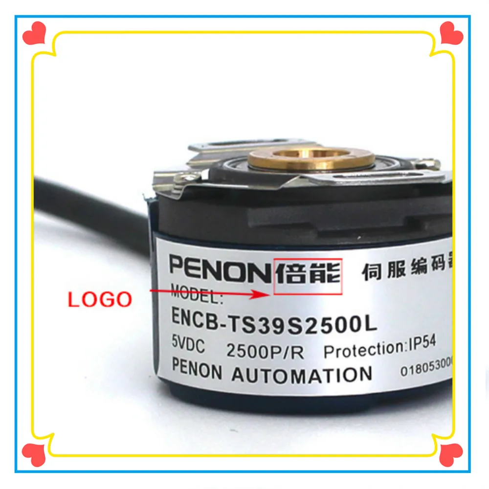 Brand new original ENCB-TS39S2500L-0.4m rotary encoder ENCB-TS39S2500L Parts  Accessories