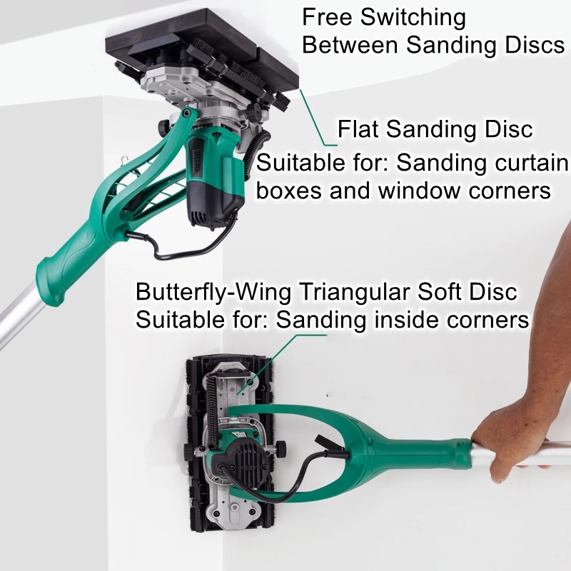 Electric Wall Corner Sander, Triangular Sandpaper Sander, Putty and Lime Wall Sander, Corner Sander
