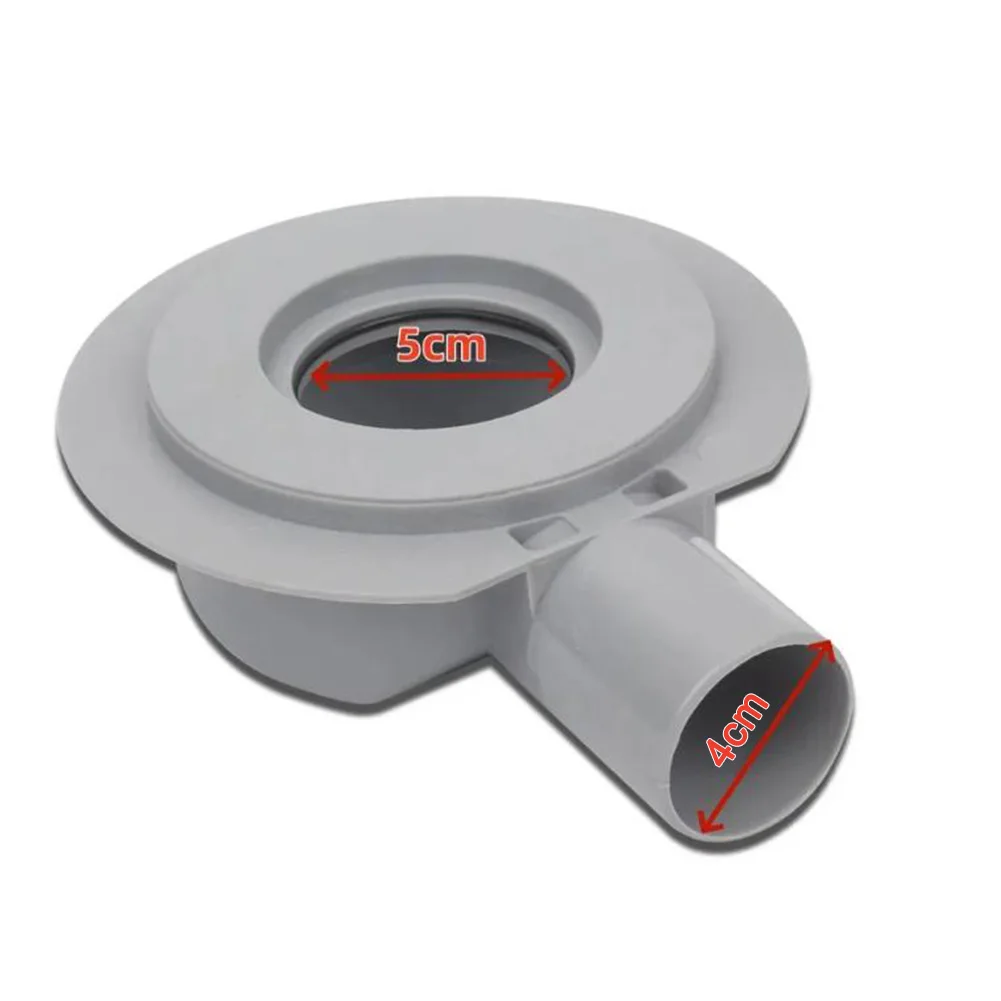 1PCS PVC Drain Connector Pipe Adapter European Pipe Connector Tile Floor Hardware For 50-100mm Pipes For Plumbing Configurations