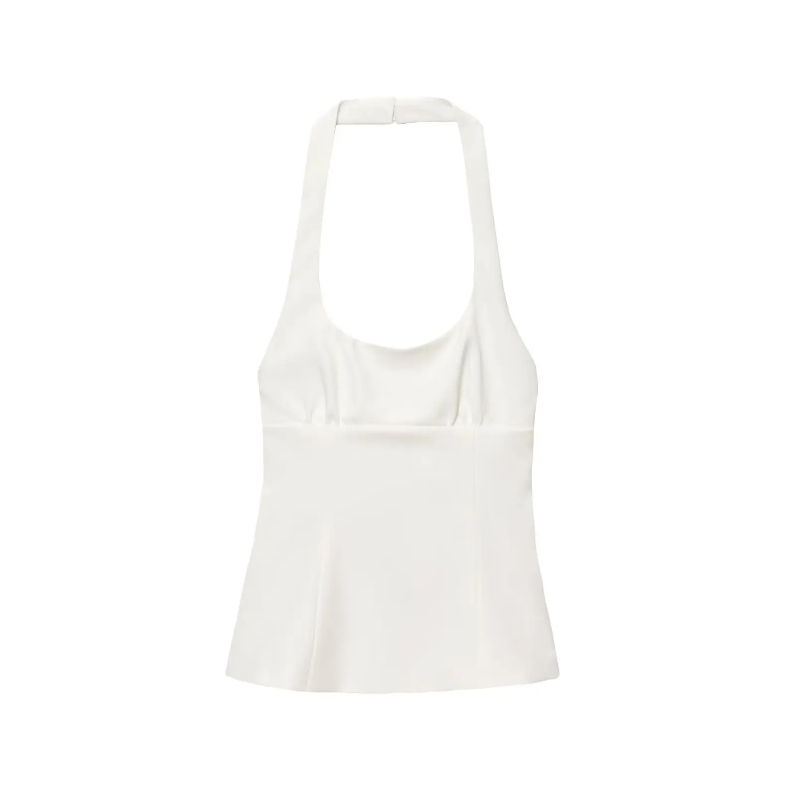 Faionable Knoop Versierd Zomer Nieuwe Aankomst Damesvest Kleine Top Hangende Kraag Ne Design Europese Sle