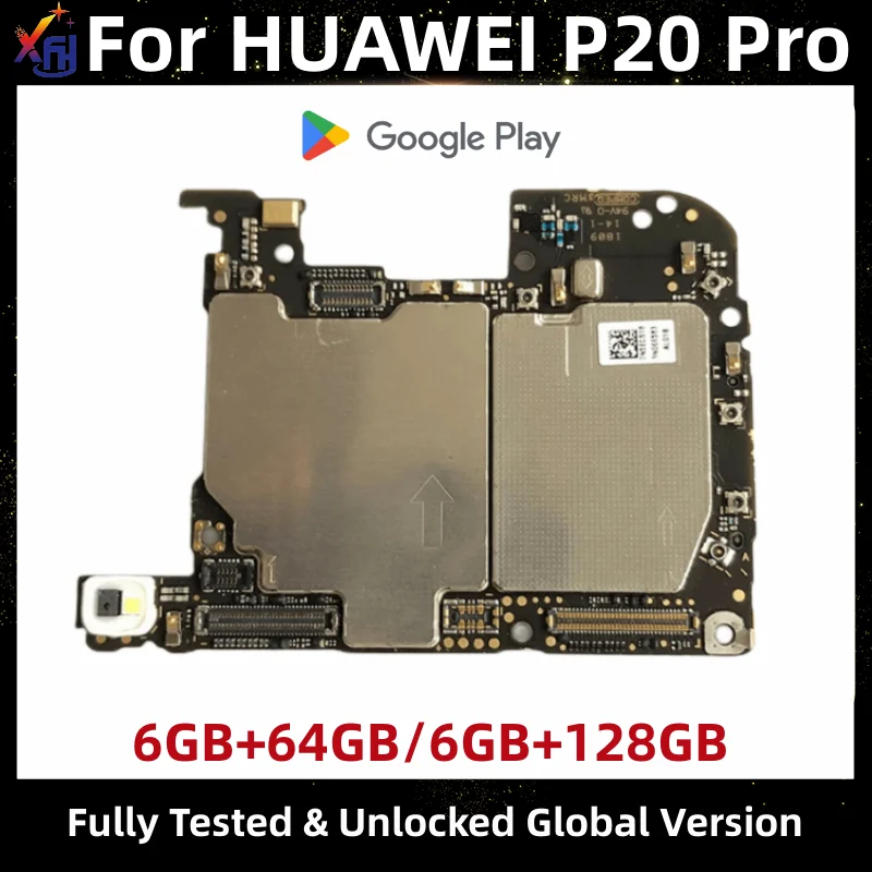 

Motherboard for HUAWEI P20 Pro, CLT-L09, Original Mainboard, 64GB, 128GB, Global ROM, Kirin 970 Processor