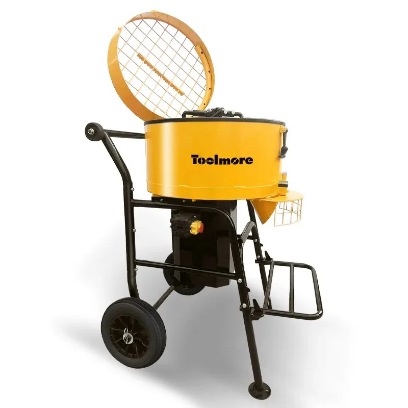 

80L Portable Flat Mixer 1100W Electric Flat Cement Mortar Mixer Forced Action Mixer Construction Machinery