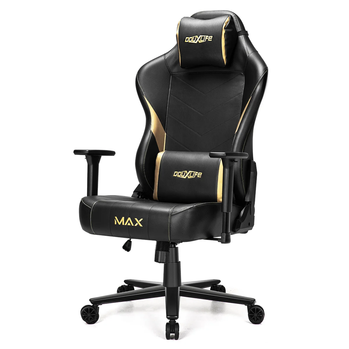 Douxlife-silla ergonómica para Gaming Max para adultos, sillón de cuero reclinable con espalda alta, para oficina, ordenador y carreras