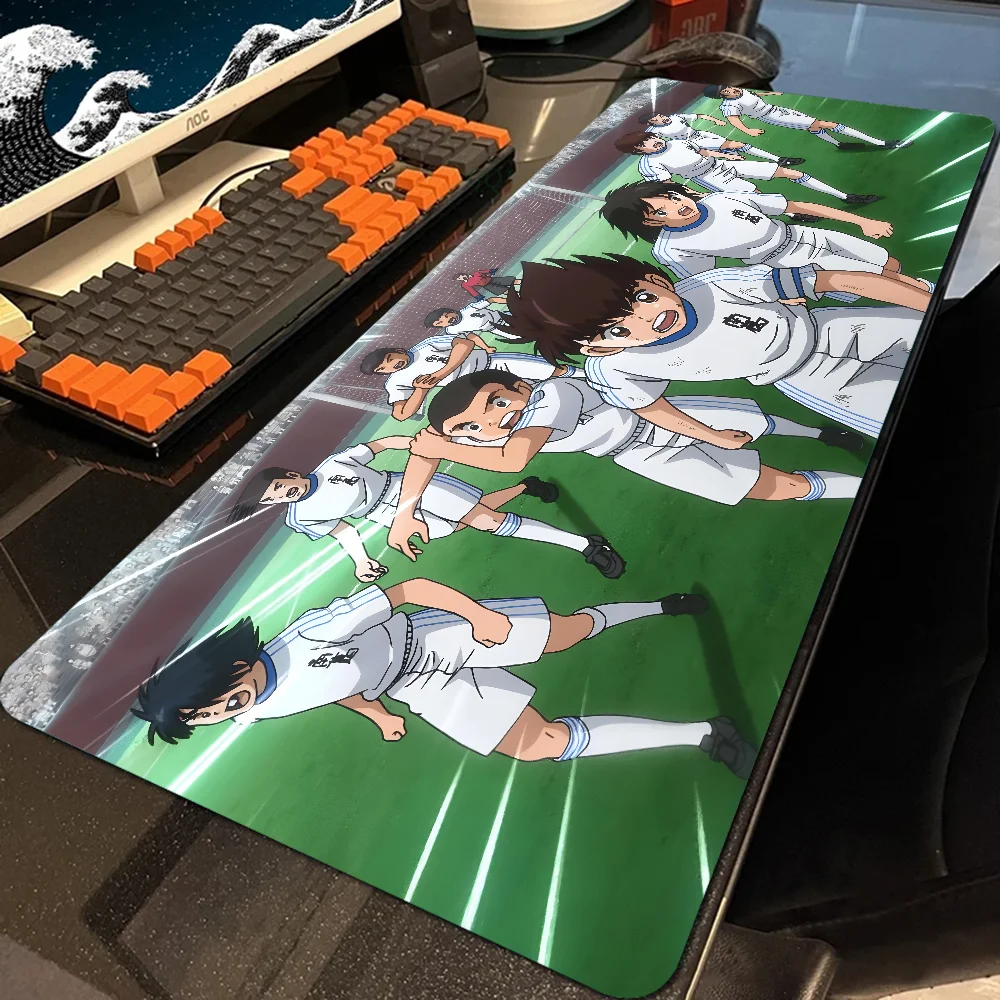 Anime C Captain Tsubasa Mousepad Mouse Mat With Pad gaming accessories Prime Gaming XXL Keyboard Pad Stitch Padding Mat