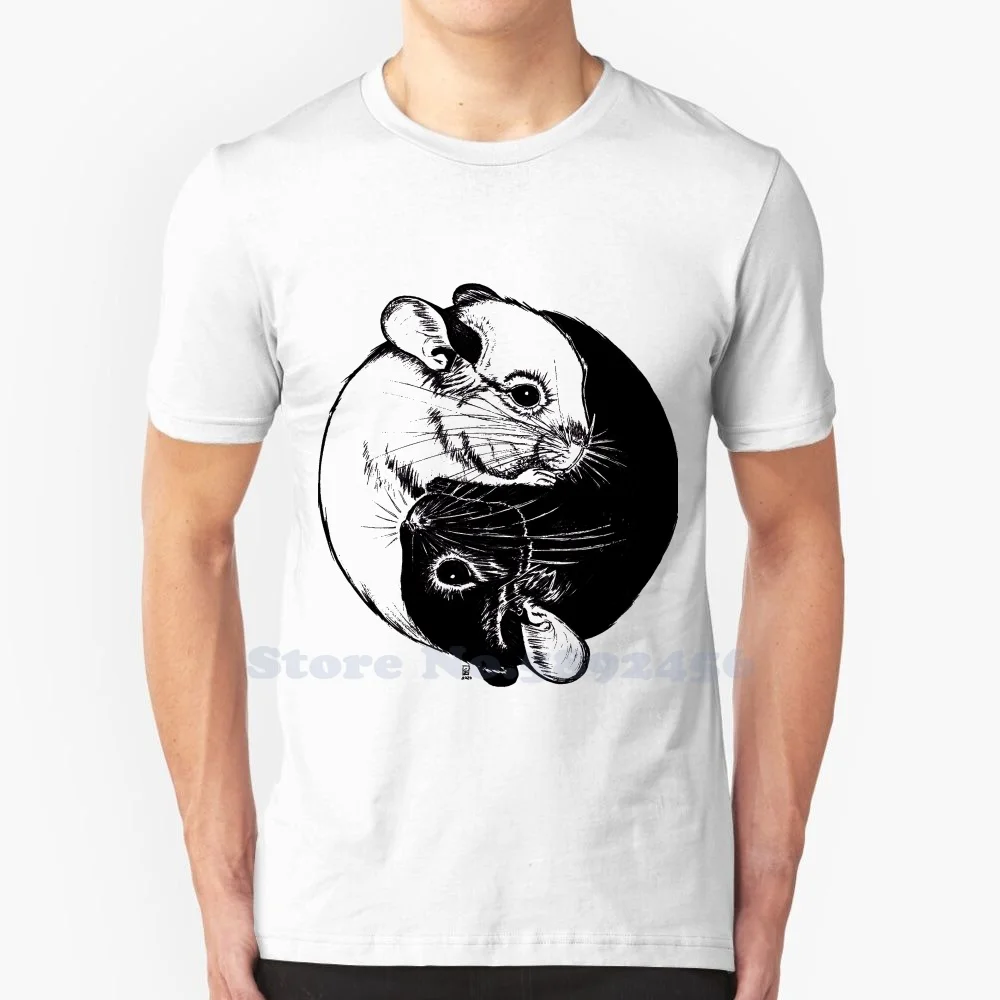 Chinchilla Yin Yang High-Quality 100% cotton T-Shirt