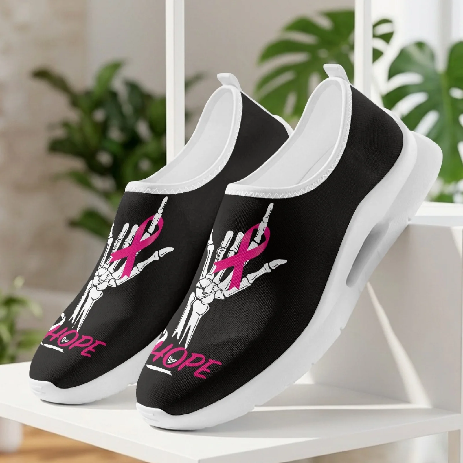 PENSTROLL Mesh & EVA Comfort Nurse Shoes Soft Casual Walking Flats for Men Hospital Skeleton Hope