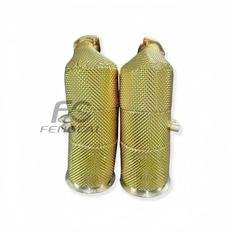 High-flow Exhaust Downpipe for Lamborghini Urus 4.0T V8 2018-2023 Exhaust Pipes Catalytic Converter No Engine Failure Light