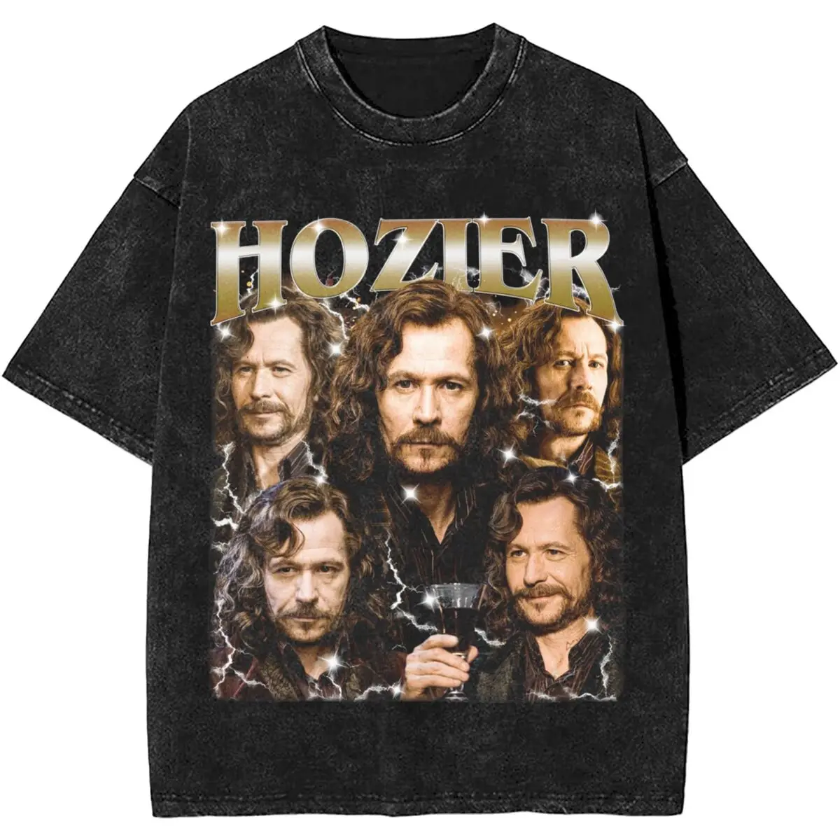 Hozier Meme Bootleg T Shirts Hip Hop Washed 100% Cotton Oversize T-Shirt Hozier Homage Vintage Streetwear Graphic Printed Tees