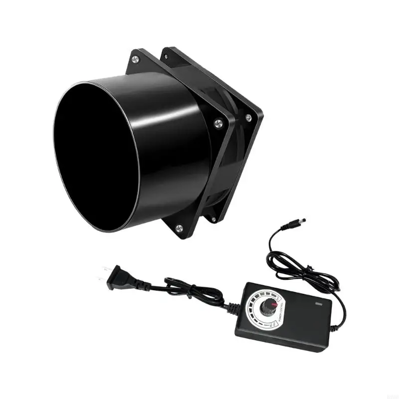 DC12V Exhaust Fan With Speed Control For 3D Printer Engraver Welding Fume Extraction 75mm 100mm 125mm 150mm Option 896C