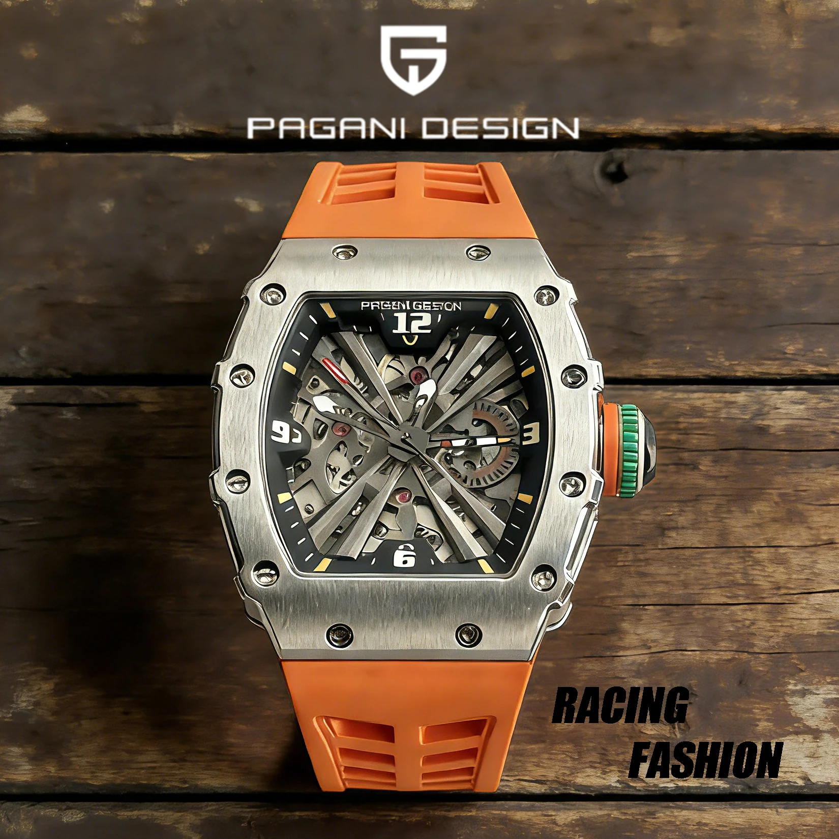 PAGANI DESIGN 2026 Neue Herren-Modeuhr Quarz Japanisches VH65-Uhrwerk 42MM Gehäuse Saphirglas 50M Wasserdicht PD-1738