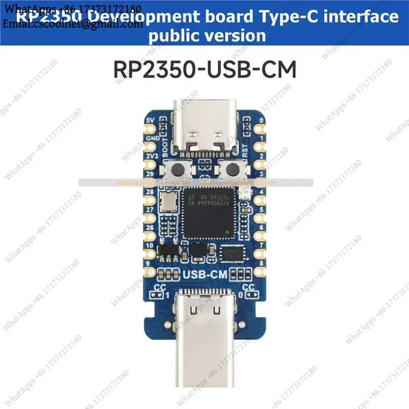 RP2350 USB-C Microcontroller Development Board Dual-Core Dual-Architecture RP2350A Compatible for Raspberry Pi