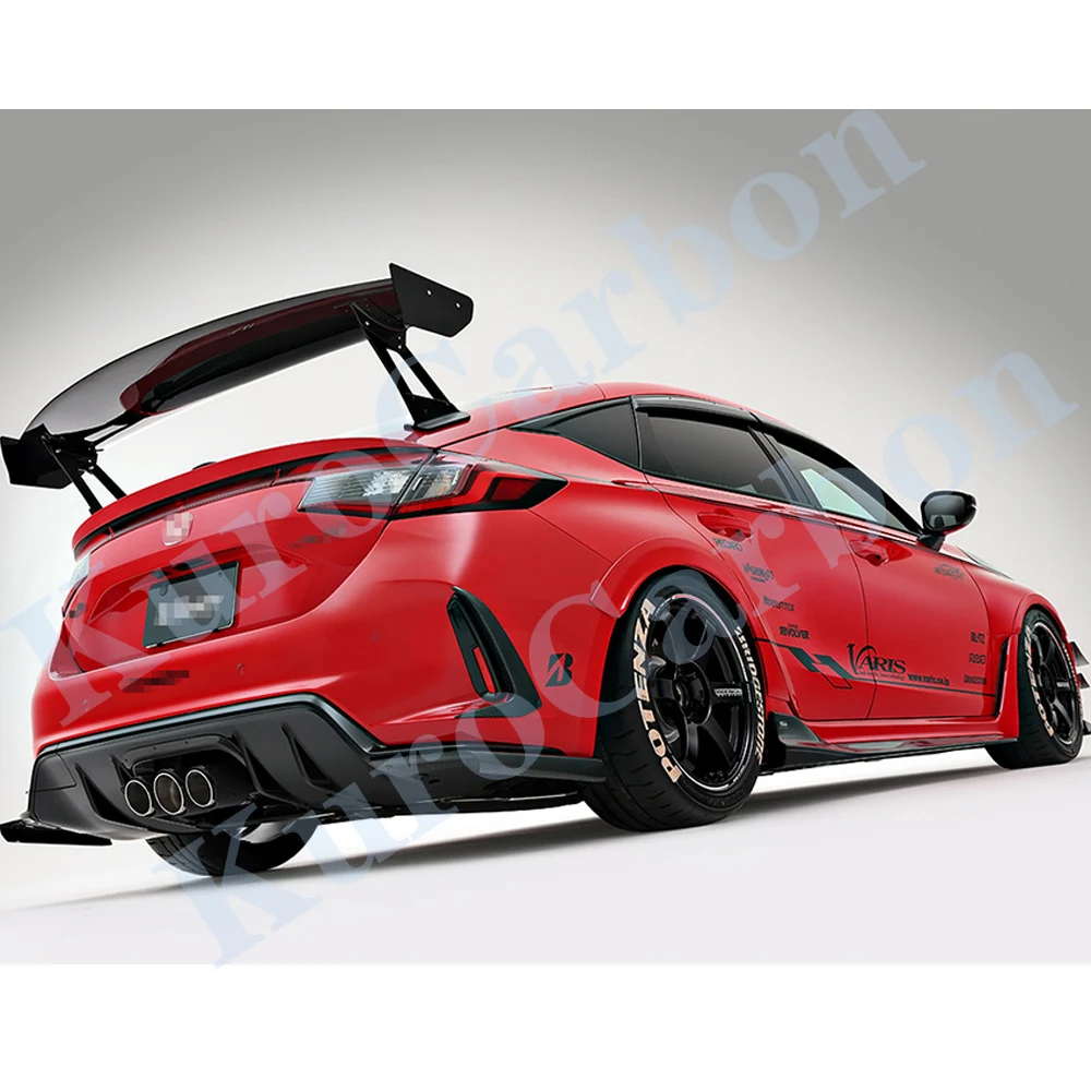 For CIVIC FL5 TYPE-R FRP Material Car Wheel Arches Wing Expander Arch Eyebrow Wide Body Wheel Arch Protector Trim