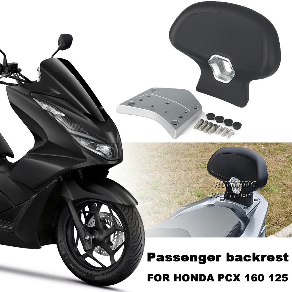 For Honda PCX 160 PCX160 PCX 125 PCX125 2021-2023 2022 Motorcycle Accessories Rear Passenger Seat Backrest Cushion Back Rest Pad