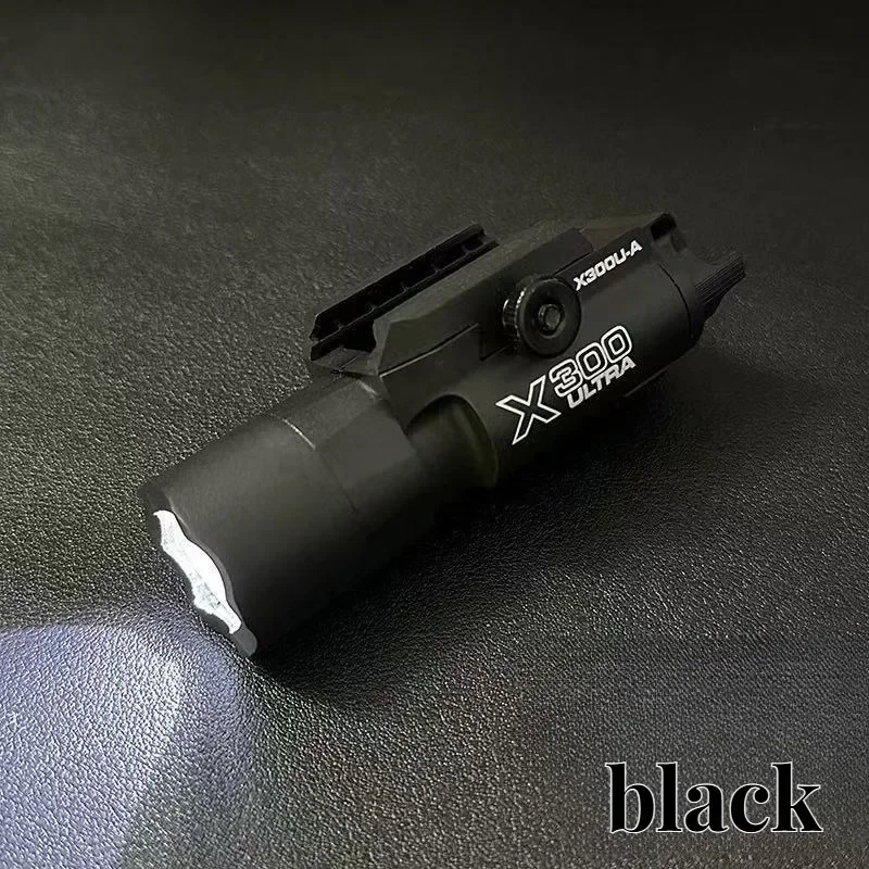 2025 New Tactical Light X300 X300U Nylon Pistol Gun Strobe LED Light Fit 20mm Rail Airsoft Hanging Hunting Flashlight
