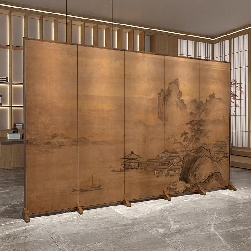 Screen partition, living room, office, dining room, tea room, entrance, foldable mobile shelter