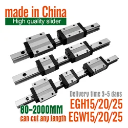 EGH15CA EGH15SA EGW15CC EGW15SC EGH20CA EGH20SA EGW20CA EGW25CA EGH25CA Linear Slider Block EGR Square Guide Rail EGH30CA EGH25S
