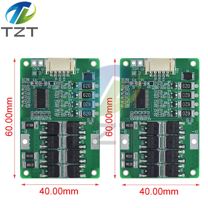 4S 20A 12.8V 14.4V 32650 32700 Lifepo4 Battery Balanced BMS for Electric Boat Uninterrupted Power Supply 12V Car Battery