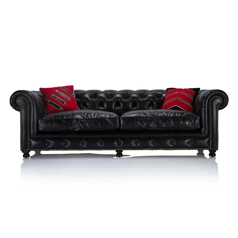 

-For Small-Sized Luxury Straight Row Sofa Modern Simple Design Leather Technology Luxury Fabric Cloth Combination&