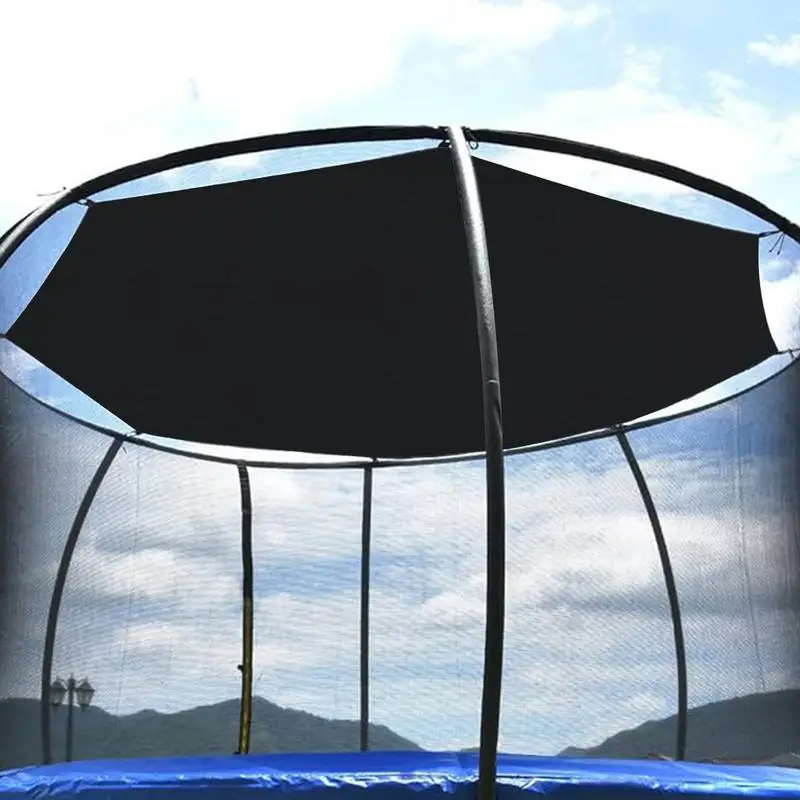 Trampoline Shade Rain Sun Trampoline Top Covers 10ft Sun Trampoline Shade Cover UV Protection Covers Oxford Cloth Waterproof