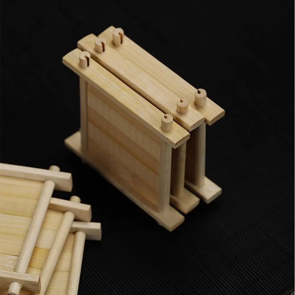 New Bamboo Teacup Pad Square Retro Heat Insulated Coasters Heat-resistant Tea Trays