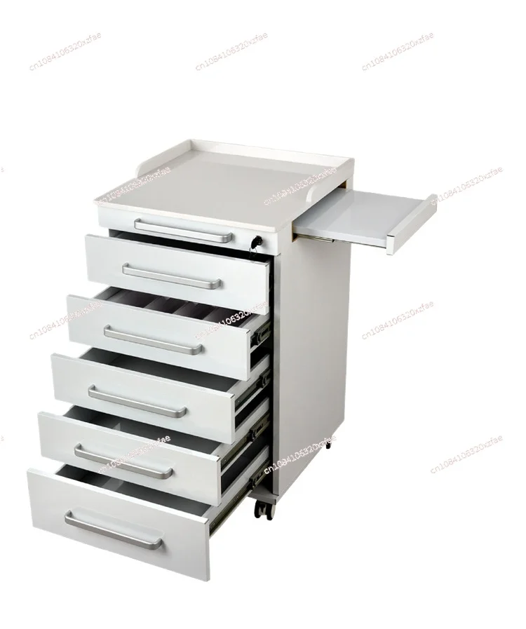 Dental Furniture Portable Stainless Steel Mobile Hospital Dental Cabinet with Drawers