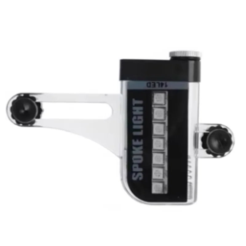 N82R 14 RGB LED Bike Wheel Spoke Light Bicycle Warning Lights Waterproof LED Neon Bike Tyre Light Bicycle Rim Decor