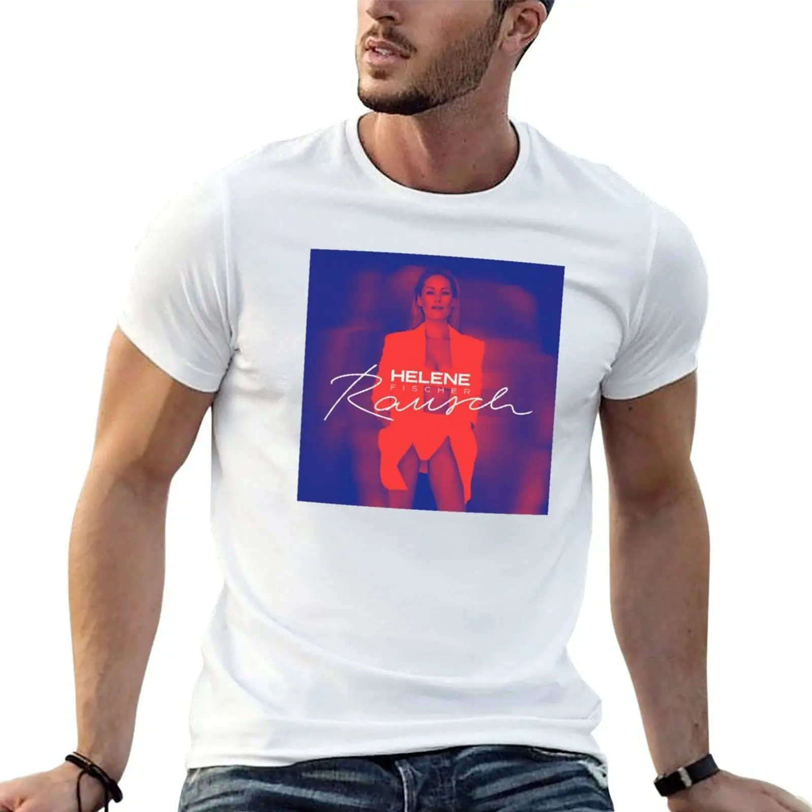 

Helene Fischer - Rausch Never Enough T-Shirt man graphic t shirt cotton t shirts high quality T-Shirt