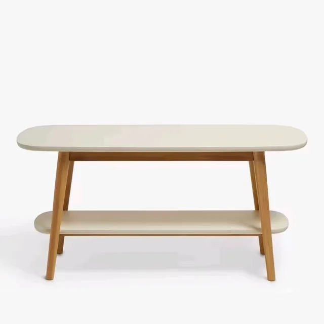 

！@Combohome Modern Design 2 Tier Bamboo Wood Shoe Rack for Home Furniture