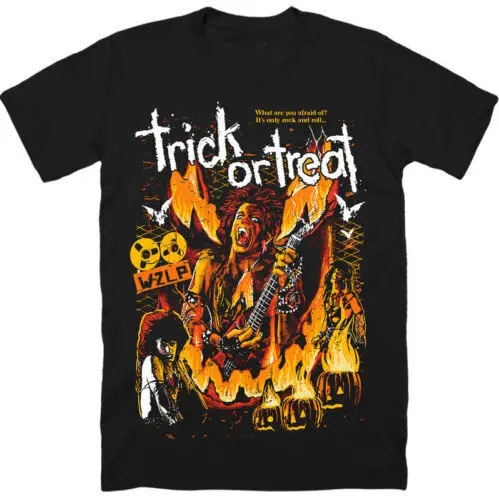 Trick -or -Treat Horror T-Shirt Best Gift For Fan Black All Size Shirt