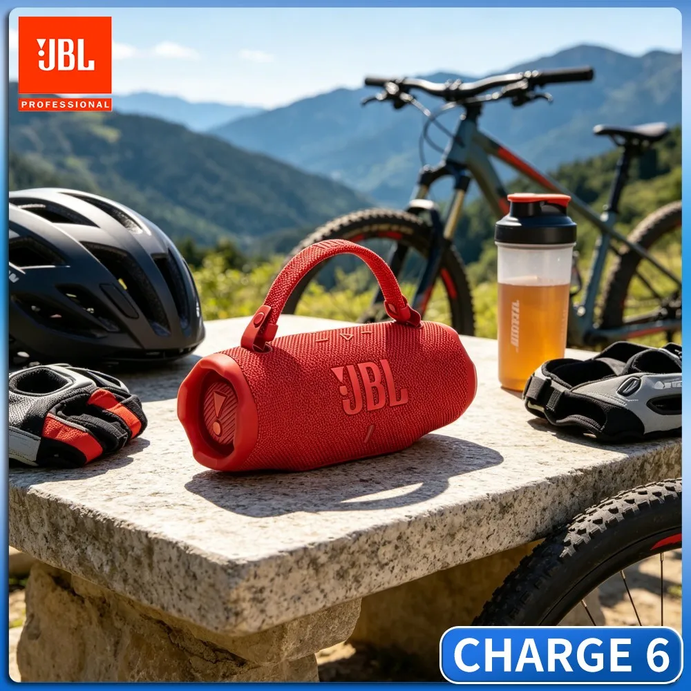Town Stream Snappy Bass JBL CHARGE6 Bluetooth Speaker RGB Handsfree IP67 Waterproof Dual Driver TF Card Wireless Stereo Audio