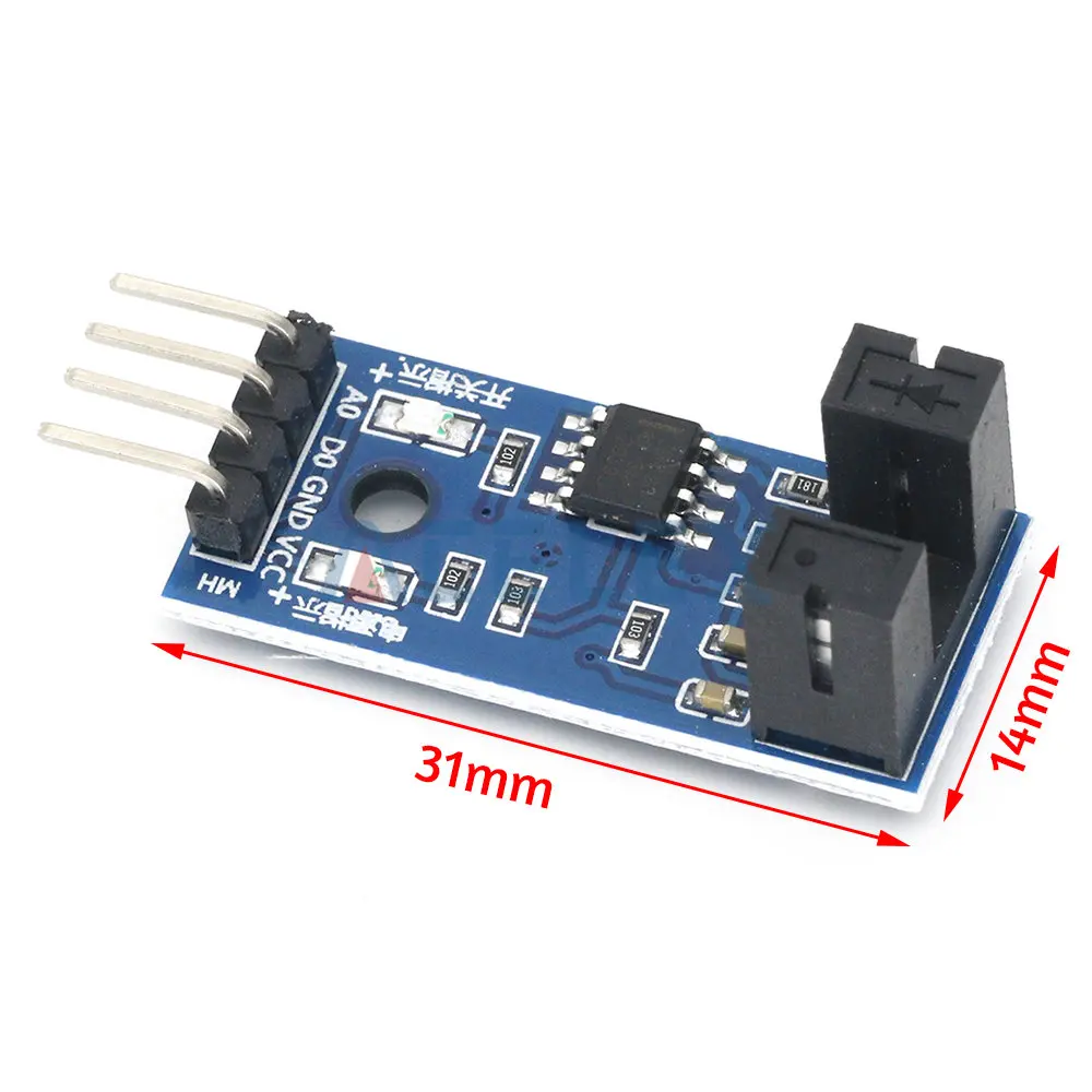 F249 4 PIN Infrared Speed Sensor Module For Arduino/51/AVR/PIC 3.3V-5V High Quality