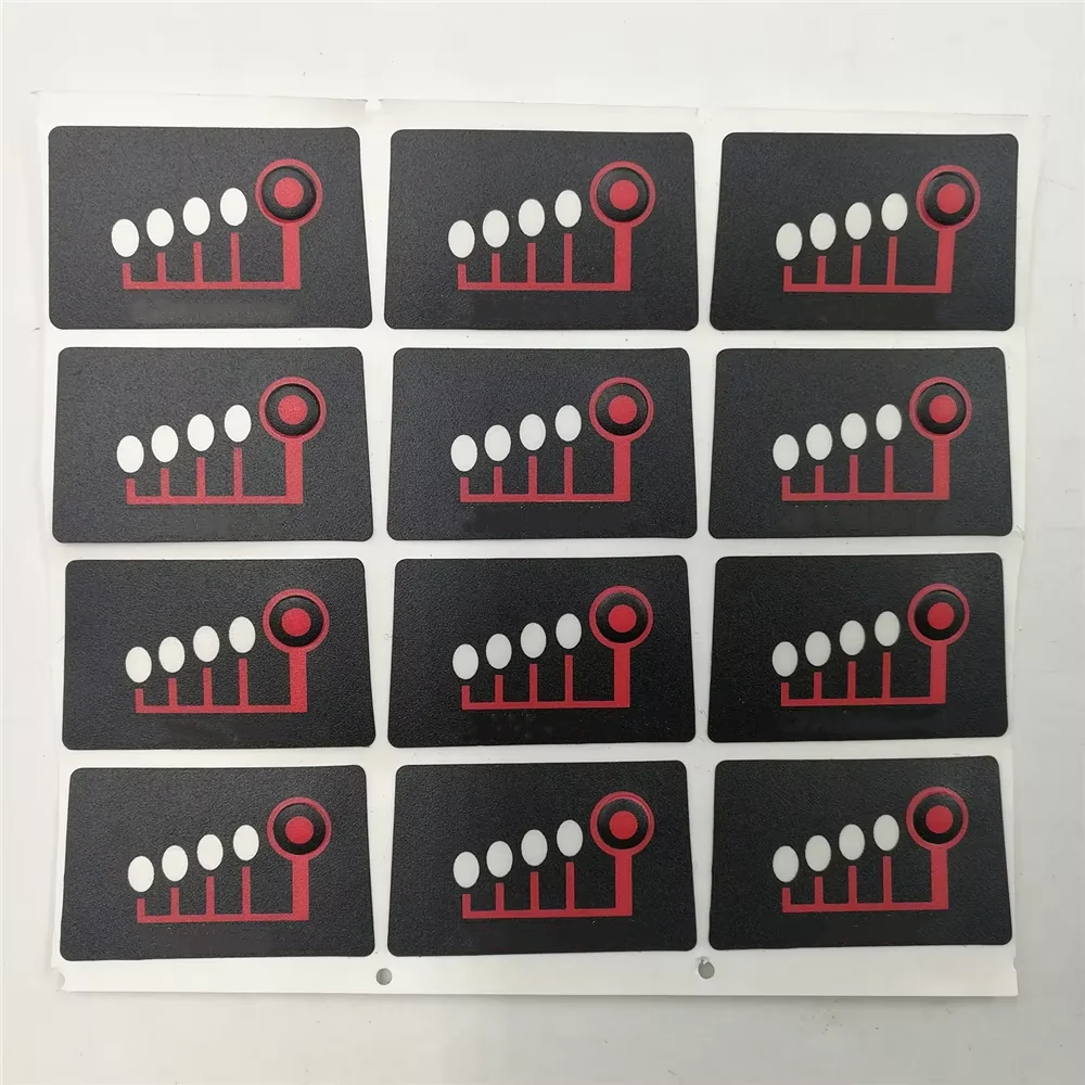 

12pcs Lithium-ion Sticker Key Paster Battery Button Indicator Label Tag Stickers For 5-Core 10-Core Li-ion Cell Accessories