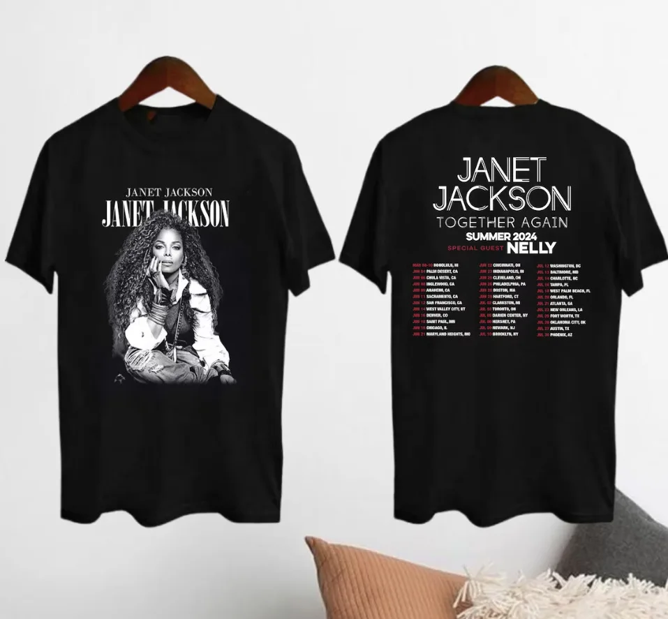 

Janet Jackson Together Again Summer 2024 Tour T-Shirt