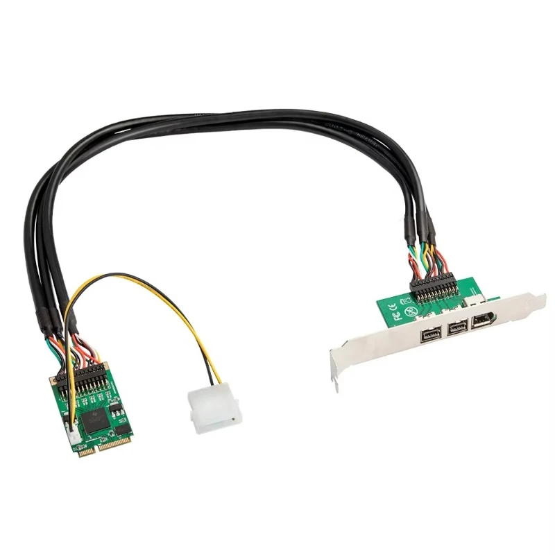 Mini PCI Express 1-port Firewire 1394A and 2-port 1394B cards