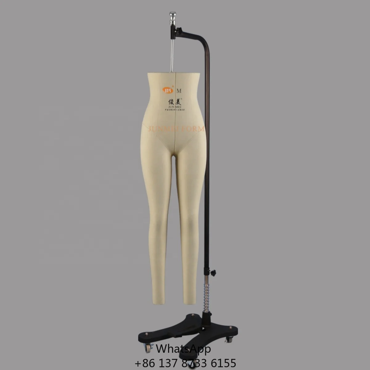 

Fiberglass Women's Pants Half Body Hanging Mannequin With Standing Pose For Garment Pattern Making & Review