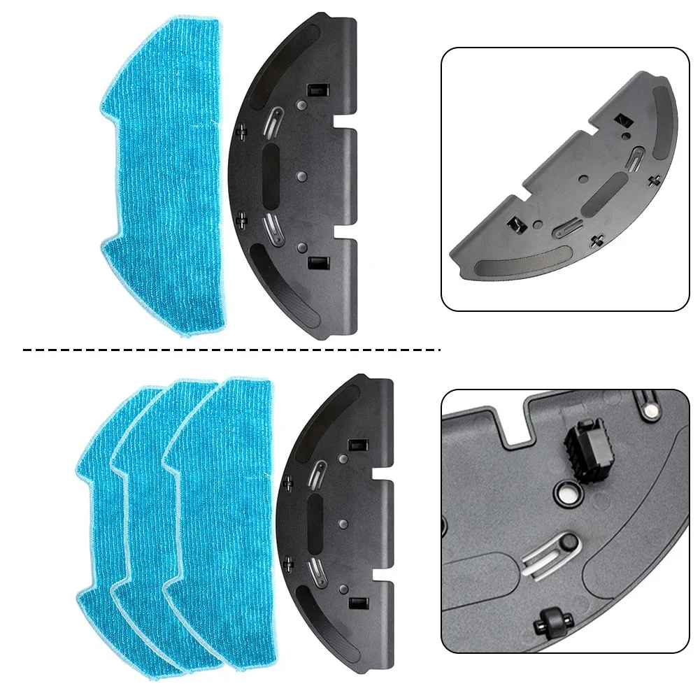 Braket Pel dengan Bantalan Pengganti Kit Bantalan Pel untuk BObsweep Dustin untuk Ultra-Vision untuk RC400 Aksesori Penyedot Debu Penyapu