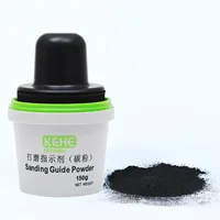 Capa guía de lijado negra seca 150 g/200 g con 5 pares de guantes: buscador de defectos de pintura automática, reflejos arañazos para carrocería